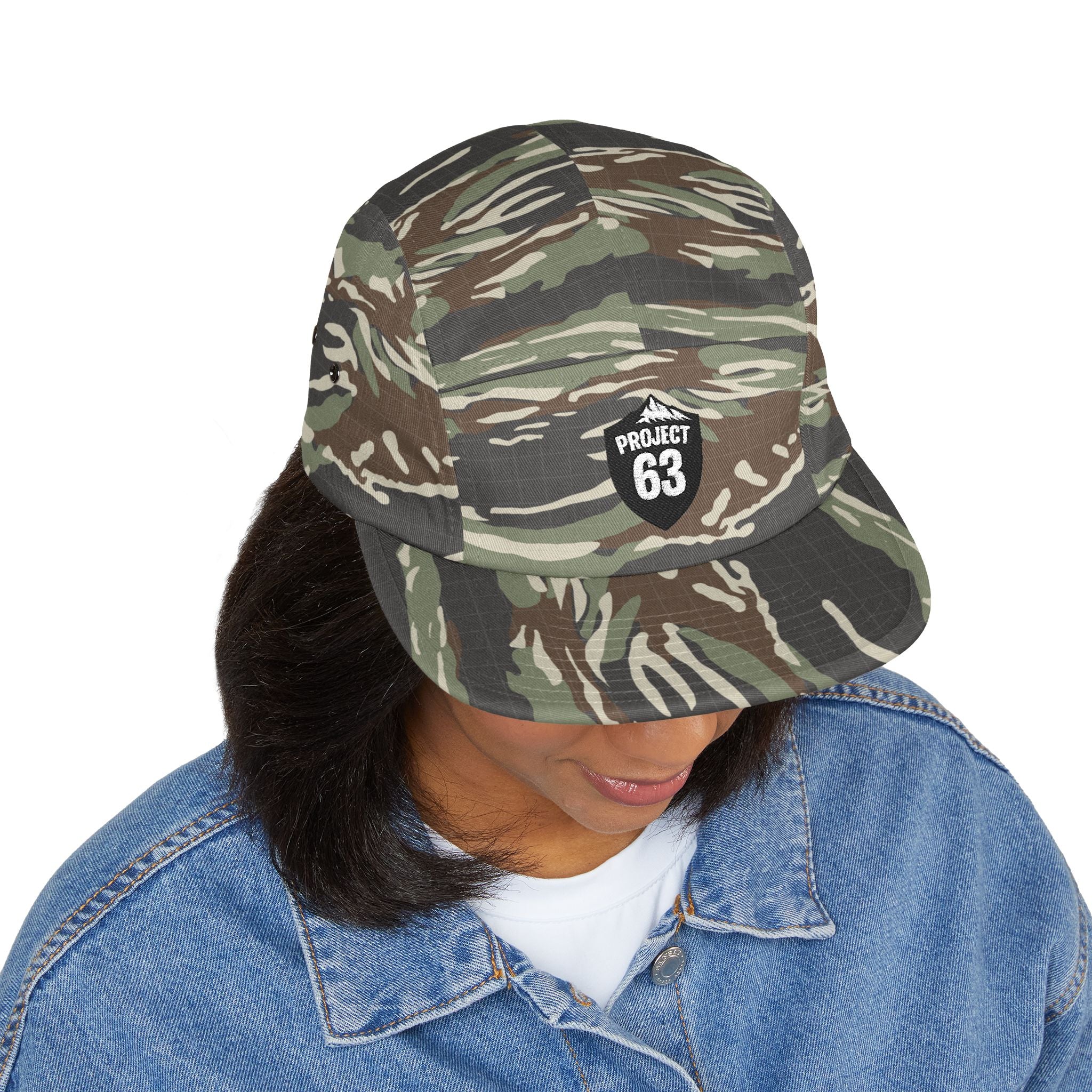 Project 63 Embroidered 5-Panel Cap