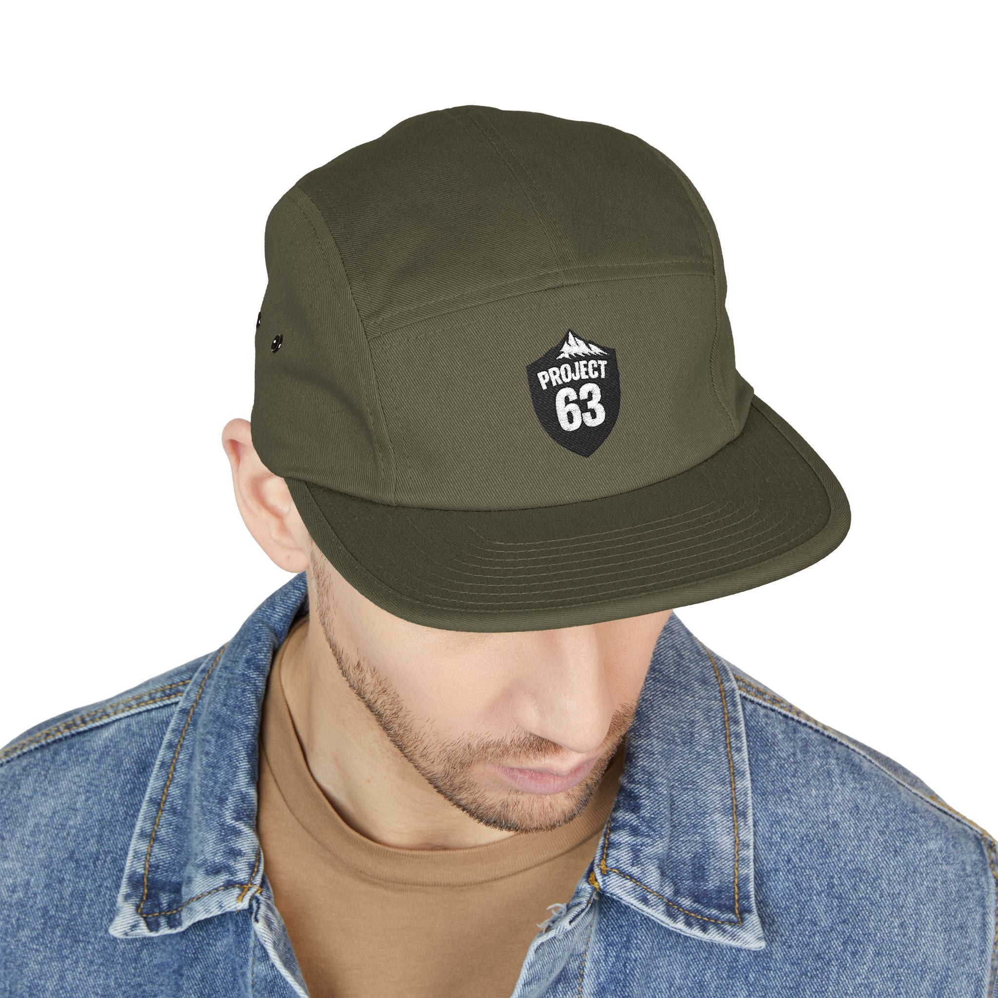 Project 63 Embroidered 5-Panel Cap