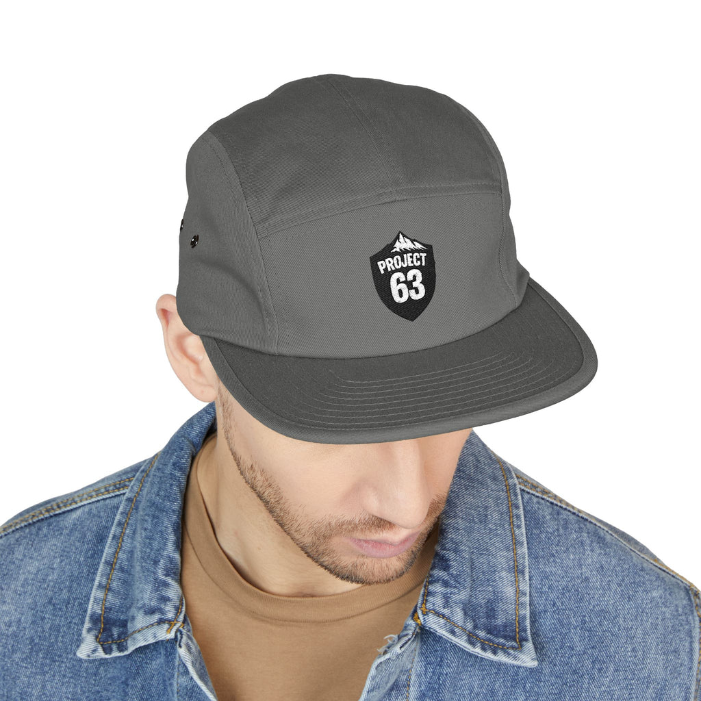 Project 63 Embroidered 5-Panel Cap