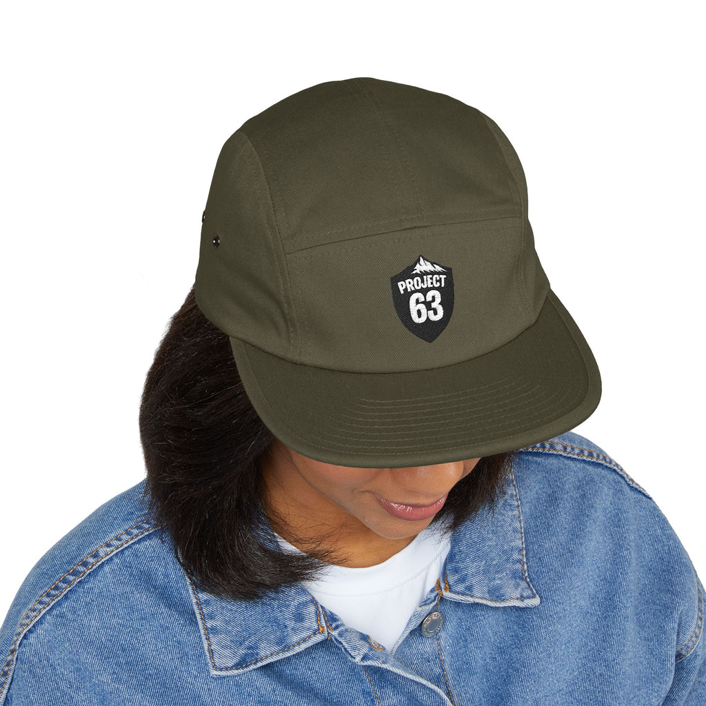 Project 63 Embroidered 5-Panel Cap