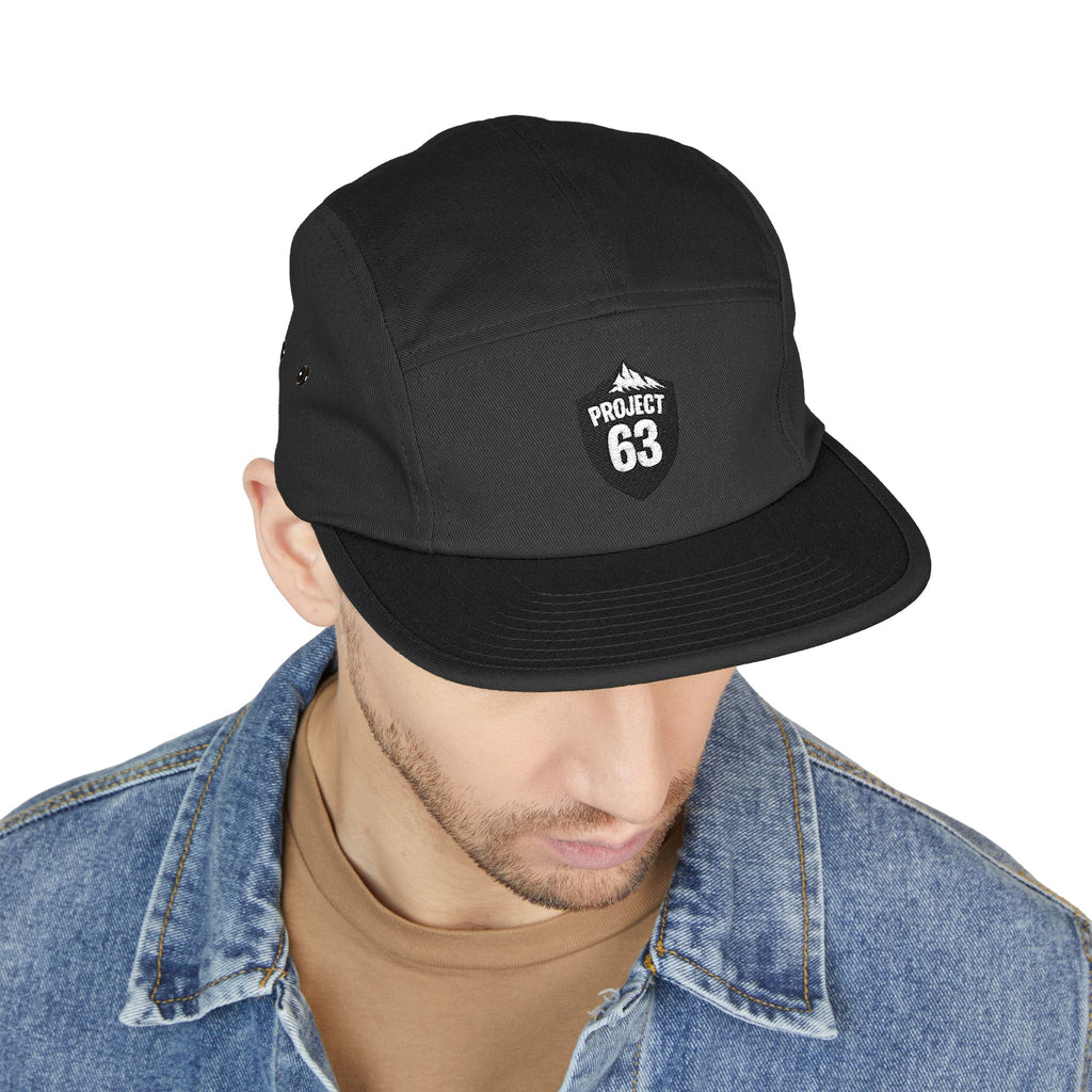 Project 63 Embroidered 5-Panel Cap