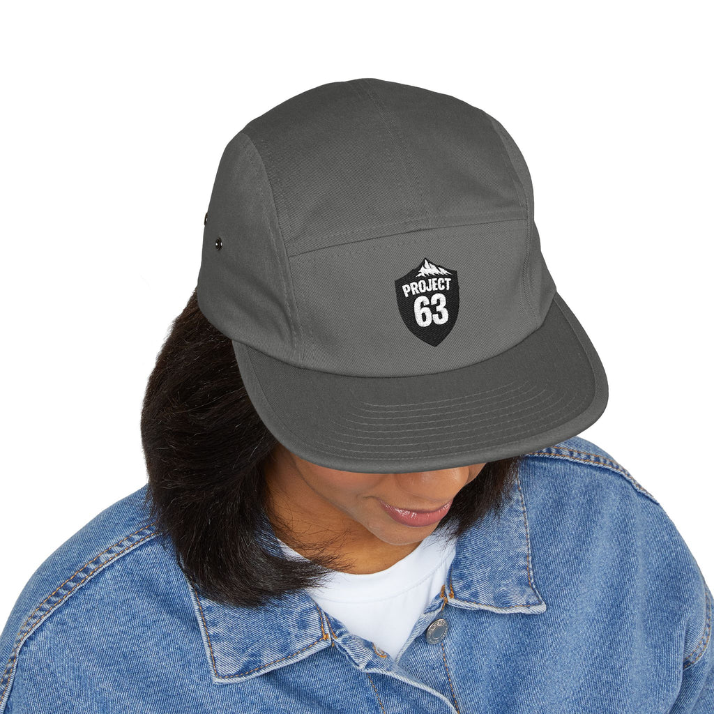 Project 63 Embroidered 5-Panel Cap