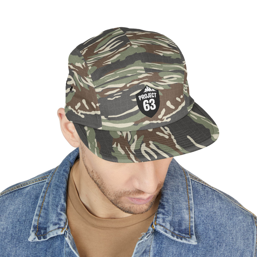 Project 63 Embroidered 5-Panel Cap